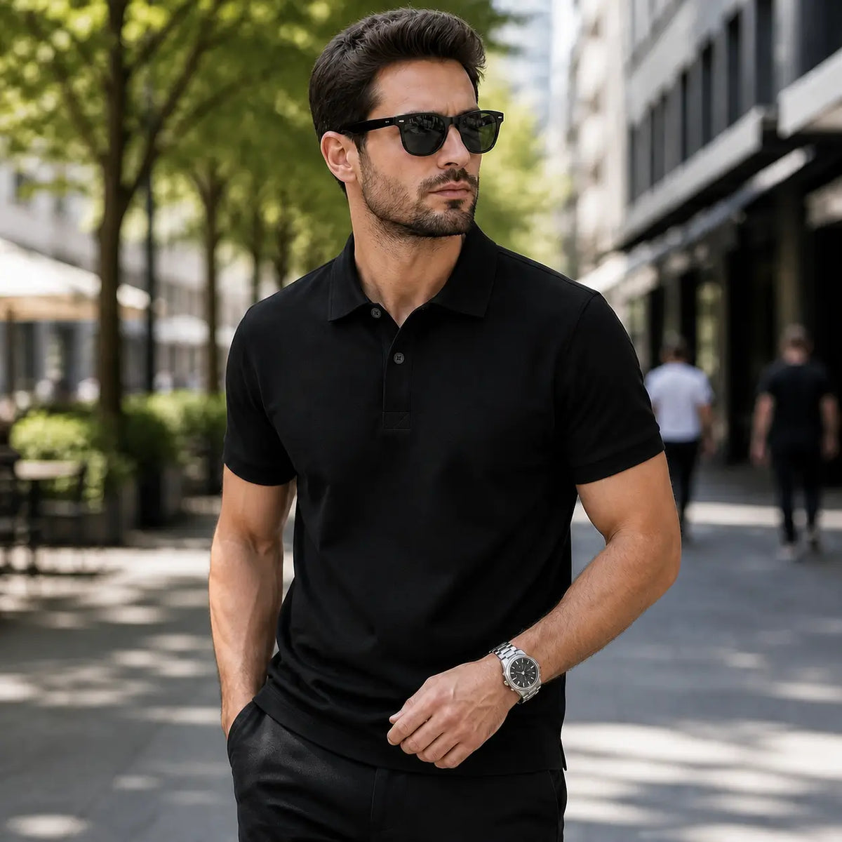 Arzadea Essential Camisa Polo Masculina