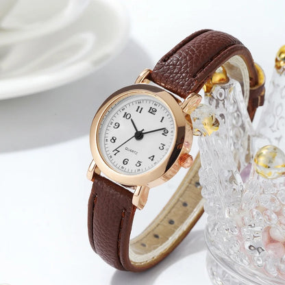 Minimalist Small Dial Women's Watch Ultra-thin Leather Band Casual