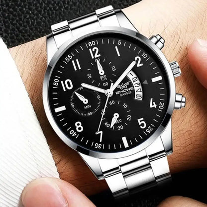 Luxury Men Calendar Quartz Watch Fashion Men's Business Watches