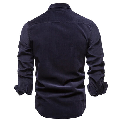 Men's Shirt Business Casual Fashion Solid Color
