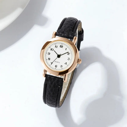 Minimalist Small Dial Women's Watch Ultra-thin Leather Band Casual