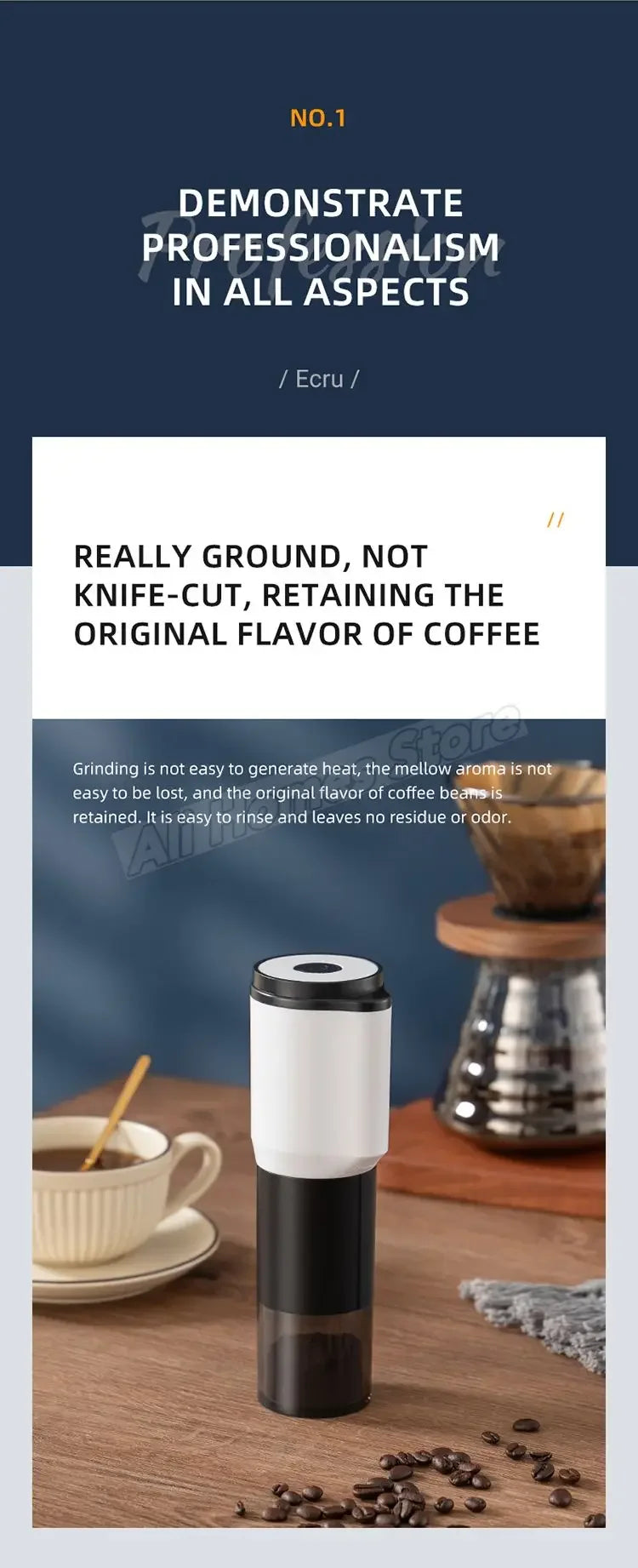 Portable Electric Coffee Grinder