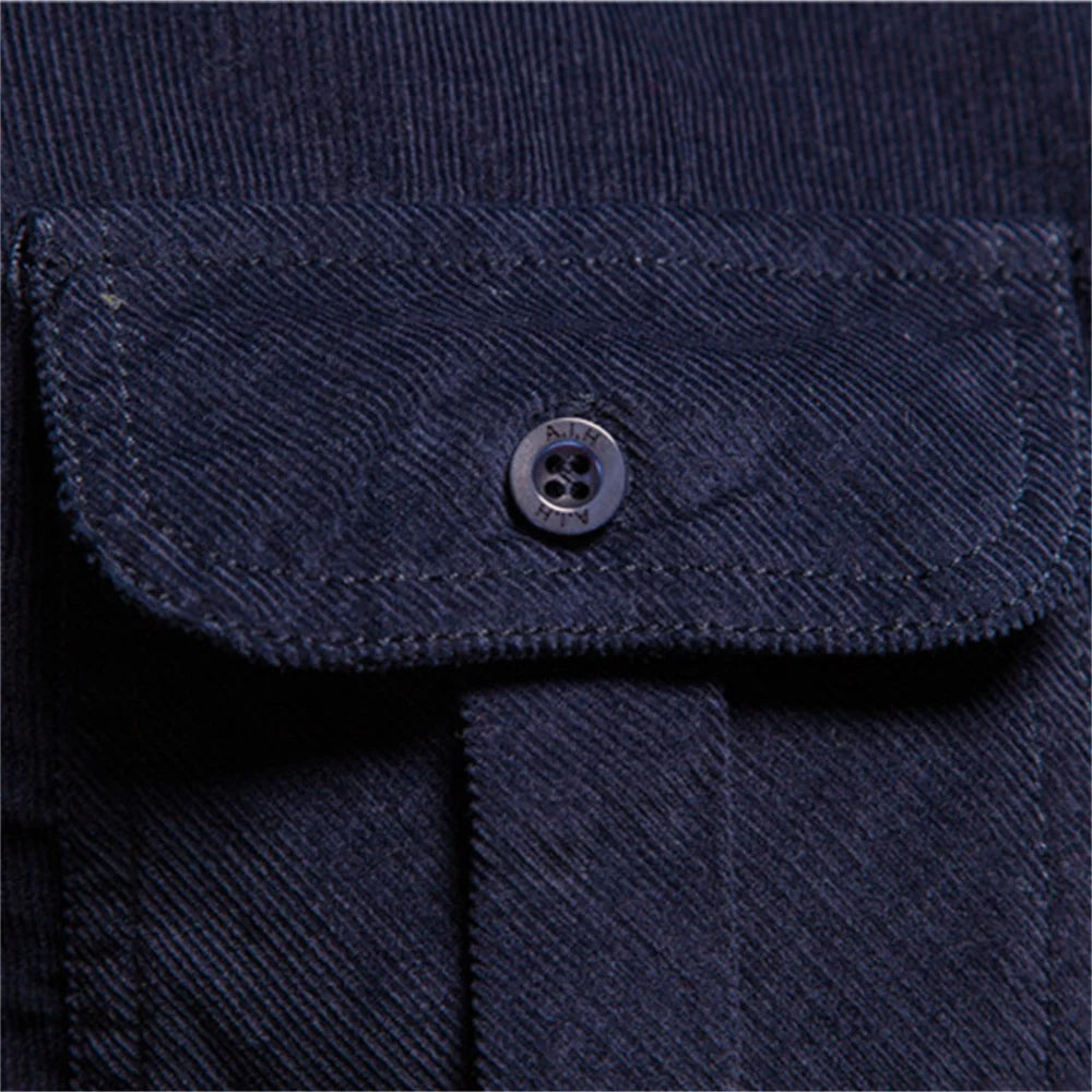 Men's Shirt Business Casual Fashion Solid Color