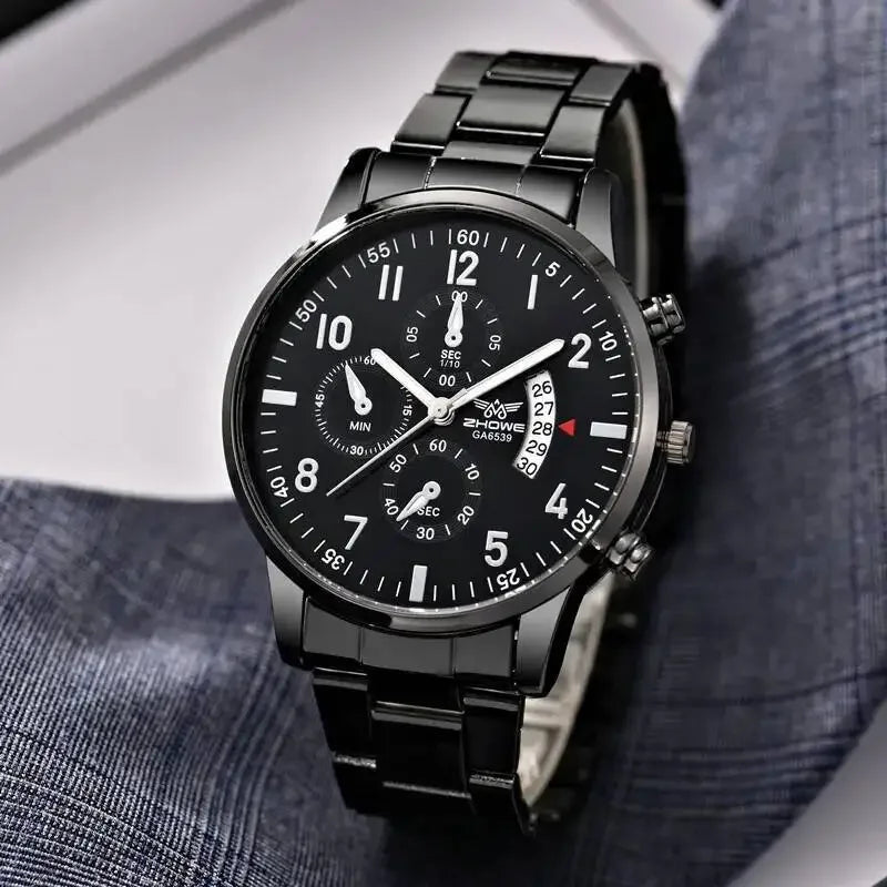 Luxury Men Calendar Quartz Watch Fashion Men's Business Watches