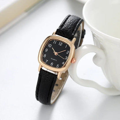 Minimalist Small Dial Women's Watch Ultra-thin Leather Band Casual