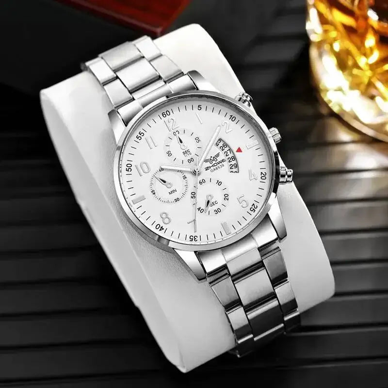 Luxury Men Calendar Quartz Watch Fashion Men's Business Watches