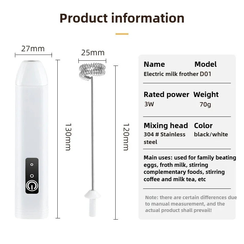 Wireless Milk Frother Electric