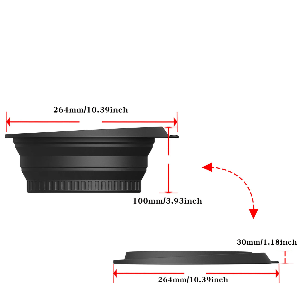 Silicone Foldable Face Ice Bath Bowl for Facials