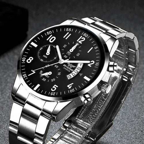 Luxury Men Calendar Quartz Watch Fashion Men's Business Watches