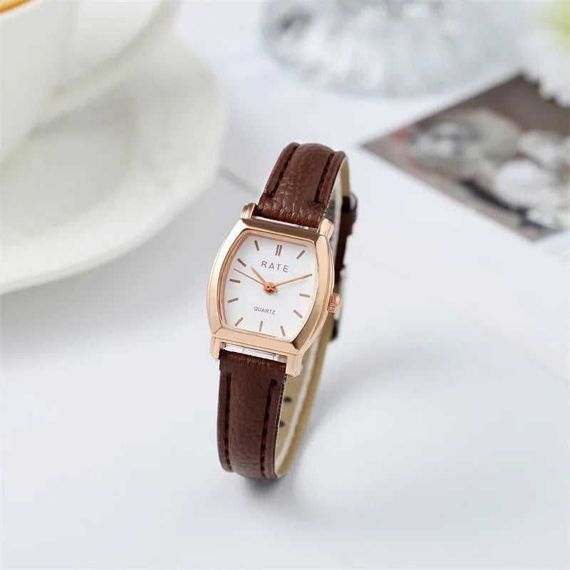 Minimalist Small Dial Women's Watch Ultra-thin Leather Band Casual