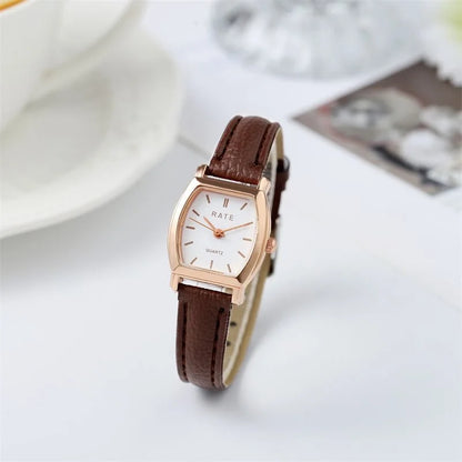 Minimalist Small Dial Women's Watch Ultra-thin Leather Band Casual