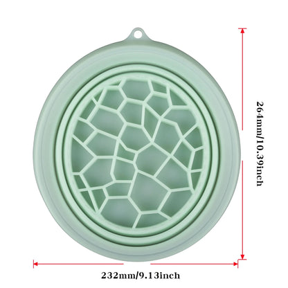 Silicone Foldable Face Ice Bath Bowl for Facials