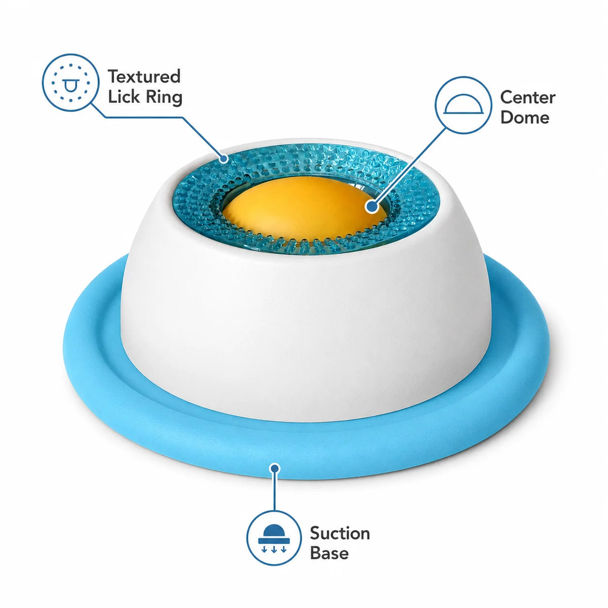 Cat Slow Feeder Bowl with Suction Base