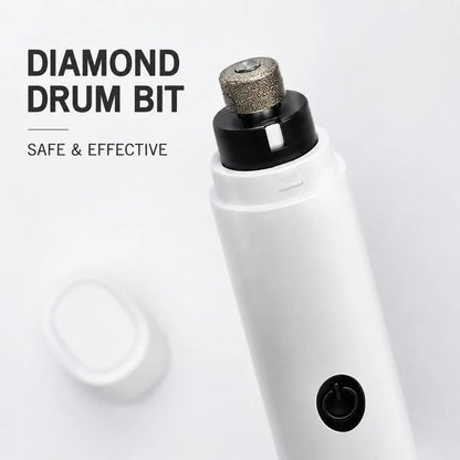 Quiet Electric Pet Nail Grinder Rechargeable Dog Cat Claw Trimmer LED Light Safety Guard Puppy Nail File Supplies