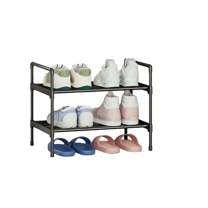 Black Multi-Functional Shoe Rack for Entryway