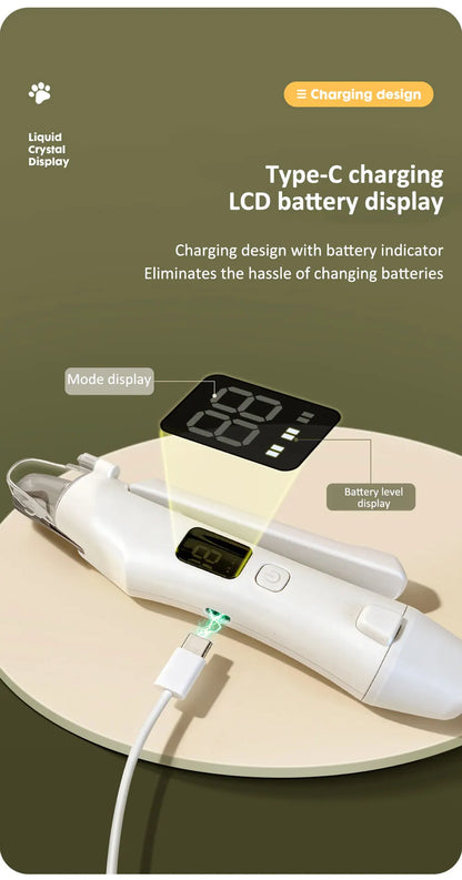 2 IN 1 Electric Professional Pet Nail Trimmer