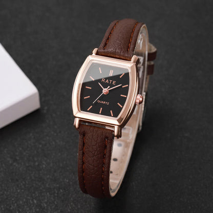 Minimalist Small Dial Women's Watch Ultra-thin Leather Band Casual