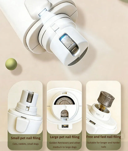 2 IN 1 Electric Professional Pet Nail Trimmer