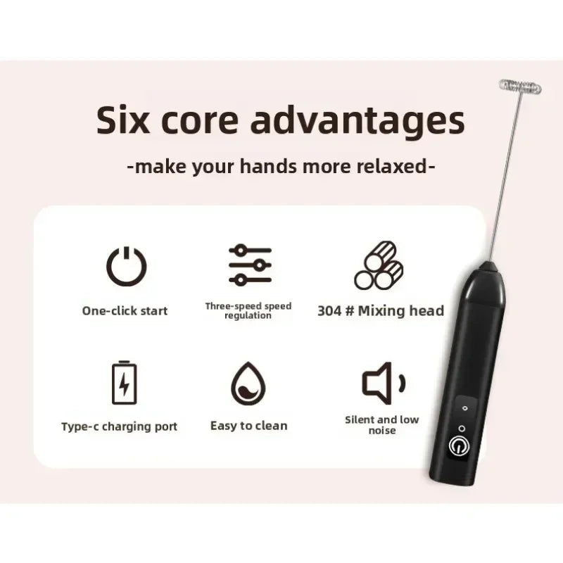 Wireless Milk Frother Electric