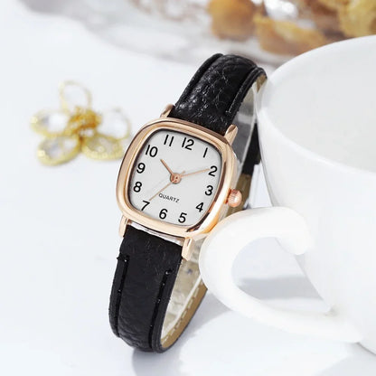 Minimalist Small Dial Women's Watch Ultra-thin Leather Band Casual