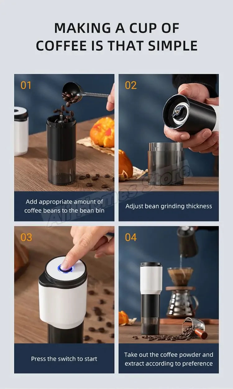 Portable Electric Coffee Grinder