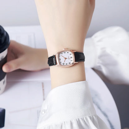 Minimalist Small Dial Women's Watch Ultra-thin Leather Band Casual