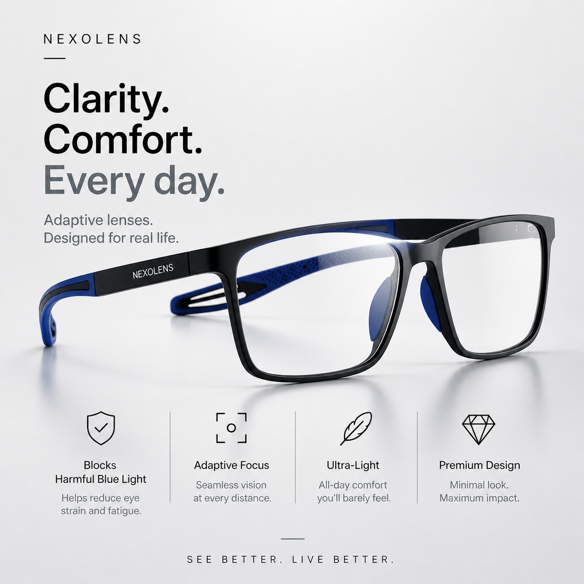 NexoLens™ Óculos Multifocais com Brinde