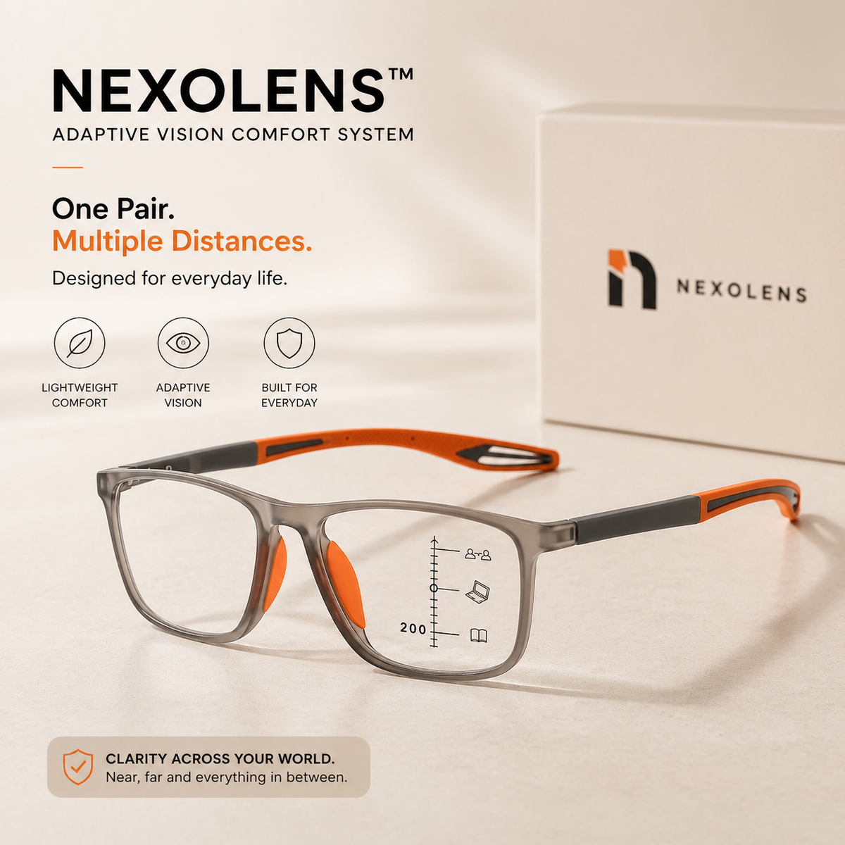 NexoLens™ Óculos Multifocais com Brinde
